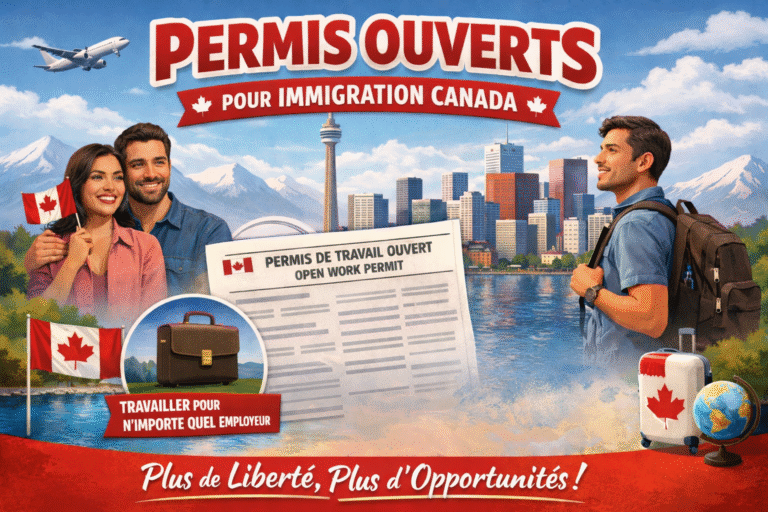quels sont les personnes qui peuvent bénéficier d'un permis de travail ouvert au Canada